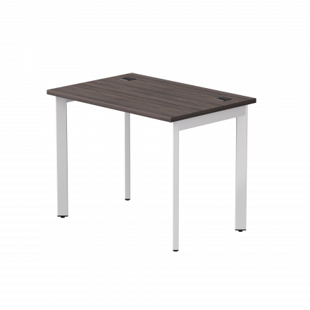 Стол прямой Everprof EVO на металлокаркасе 980х670х755 мм опоры 45гр Дуб Пасадена/Белый