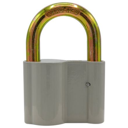 Замок навесной алюминиевый 60 мм "Стандарт", 3 ключа, RABBITEX (РАББИТЕКС), 671304