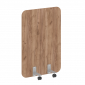 R-line Перегородка на металлических опорах, на роликах DP.R-80-120 Дуб табак/Серый металл 800*18*1200 R-line Перегородка на металлических опорах, на роликах DP.R-80-120 Дуб табак/Серый металл 800*18*1200