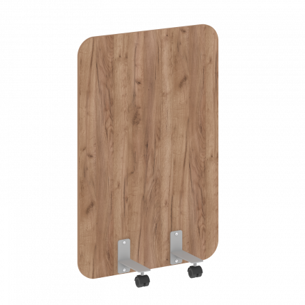 R-line Перегородка на металлических опорах, на роликах DP.R-80-120 Дуб табак/Серый металл 800*18*1200 R-line Перегородка на металлических опорах, на роликах DP.R-80-120 Дуб табак/Серый металл 800*18*1200