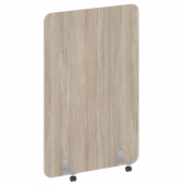 R-line Перегородка на металлических опорах, на роликах DP.R-120-180 Дуб аттик/Серый металл 1200*18*1800