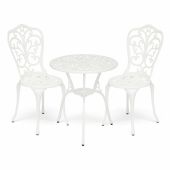 Комплект Secret De Maison Romance (стол +2 стула) алюминиевый сплав, D60/H67, 53х41х89см, butter white