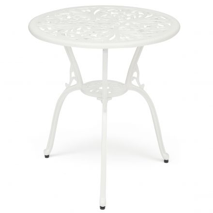 Комплект Secret De Maison Romance (стол +2 стула) алюминиевый сплав, D60/H67, 53х41х89см, butter white