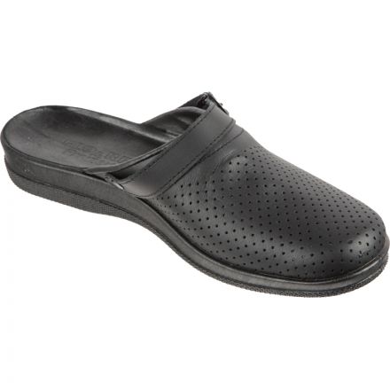 Сабо Ионел мужские из натуральной кожи черные размер 44