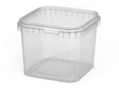 ВЕДРО КВАДРАТНОЕ 1л ВК-2 бесцветное