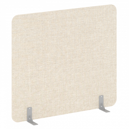 R-line soft Перегородки на металлических опорах на фетровых подпятниках AP.F-160-140 Romeo 02/Серый металл 1600*18*1400