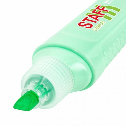 Текстовыделитель STAFF "EVERYDAY HL-707", БИРЮЗОВЫЙ, линия 1-5 мм, скошенный наконечник, 152546 Текстовыделитель STAFF "EVERYDAY HL-707", БИРЮЗОВЫЙ, линия 1-5 мм, скошенный наконечник, 152546