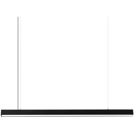 Светильник светодиодный линейный, подвесной, 24Вт, 4000К, IP40, чёрный