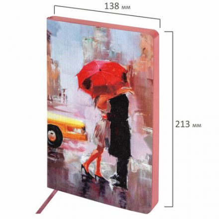 Ежедневник недатированный А5 (138х213 мм), BRAUBERG VISTA, под кожу, гибкий, 136 л., "Euphoria", 111998 Ежедневник недатированный А5 (138х213 мм), BRAUBERG VISTA, под кожу, гибкий, 136 л., "Euphoria", 111998