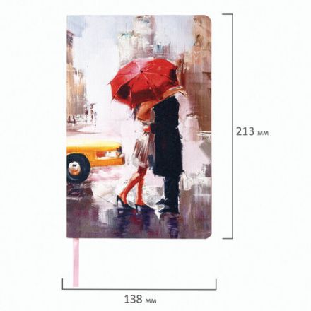 Ежедневник недатированный А5 (138х213 мм), BRAUBERG VISTA, под кожу, гибкий, 136 л., "Euphoria", 111998 Ежедневник недатированный А5 (138х213 мм), BRAUBERG VISTA, под кожу, гибкий, 136 л., "Euphoria", 111998