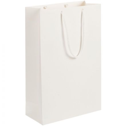 Пакет подарочный бумажный Porta, средний, натур. белый, 23х35х10см,15837.61 Пакет подарочный бумажный Porta, средний, натур. белый, 23х35х10см,15837.61
