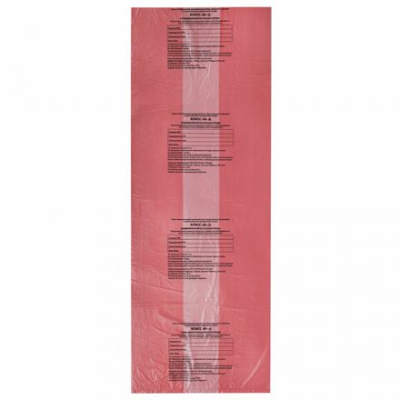 Пакеты для медицинских отходов КОМПЛЕКТ 50 шт., класс В (красные), 120 л, 70х110 см, 16 мкм, Респект