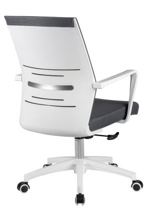 Кресло Like RCH B819 Белый пластик/Серая сетка