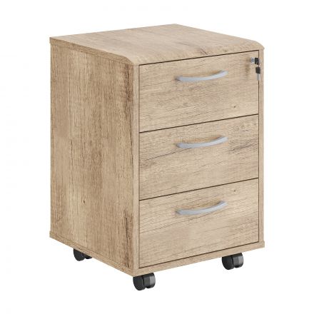 Тумба мобильная DMC-3D.A Дуб Каньон 465х450х664 DIONI Тумба мобильная DMC-3D.A Дуб Каньон 465х450х664 DIONI