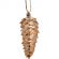 Игрушка НГ подвесная Золотистая шишечка из полистирола / 11,5x5x5см,88596 Игрушка НГ подвесная Золотистая шишечка из полистирола / 11,5x5x5см,88596