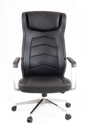 Кресло Everprof Parlament Кожа Черный