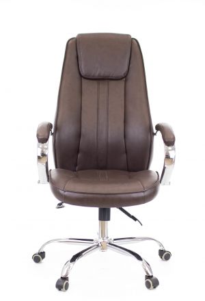 Кресло Everprof Long TM Экокожа Коричневый