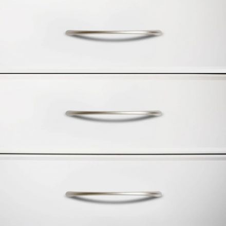 Ручка УЗК_скоба меб.StahlBuro A204-96 (16637) SN сатин 2шт/уп