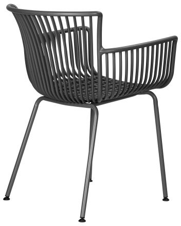 Стул обеденный DOBRIN ROSS, темно-серый (GR-04) без подушки