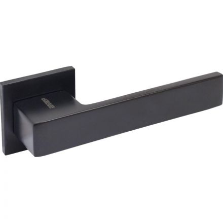 Ручка УЗК_д/межкомн.дв. АЛЛЮР АРТ РИНГО BL (83150) черный матовый, комплект