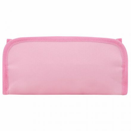 Пенал мягкий BRAUBERG KIDS, 3 отделения, кармашек на карабине, полиэстер, "Sweet friends", 22х10х7 см, 273558