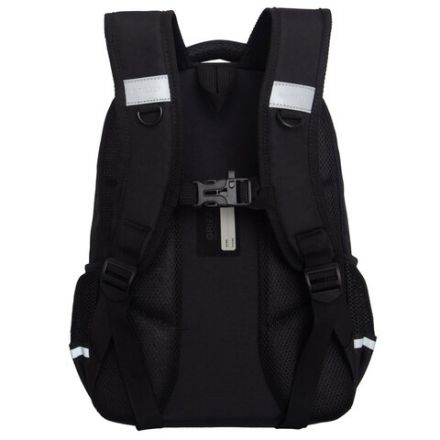 Рюкзак GRIZZLY школьный, анатомическая спинка, 2 отделения, для мальчиков, "BREAK DOWN", 39х28х20 см, RB-554-7/4