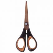 Ножницы BRAUBERG "Heavy Duty", 165 мм, суперпрочные, титановое покрытие, 2-х сторонняя заточка, 236789