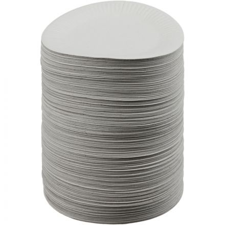 Тарелка одноразовая d170мм, бел., картон, 1000 шт/кор, 130011S/БУ