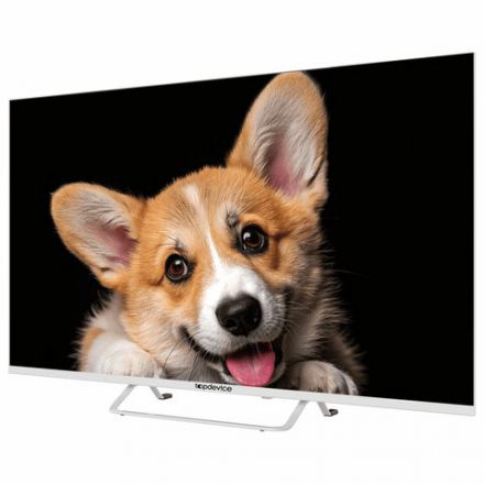 Телевизор TOPDEVICE TDTV43CS03U_WE, 43'' (109 см), 3840x2160, 4K, 16:9, YaOS, Wi-Fi, Bluetooth, белый