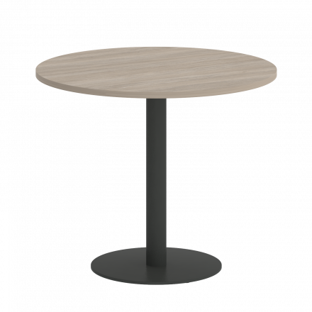 Home Office Стол круглый VR.SP-5-90.1 Дуб аттик/Антрацит металл 900*900*753 Home Office Стол круглый VR.SP-5-90.1 Дуб аттик/Антрацит металл 900*900*753