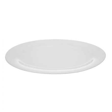 Блюдо овальное Chan Wave Classic, фарфор, белое, 300мм, фк0128