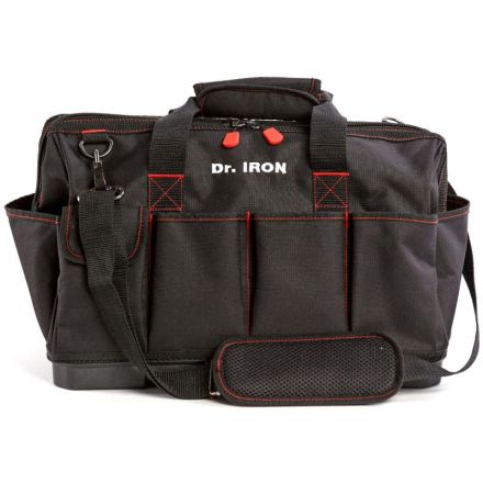 Сумка для инструмента с ремнем, пластиковое дно 42х23,5х27 Dr.IRON(DR1025)