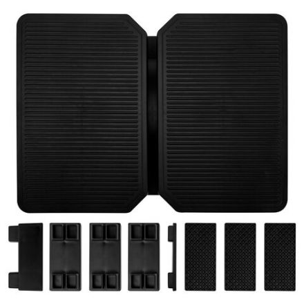 Подставка для ног BRABIX Ultra 4 43х32 см, регулировка угла наклона, 2 платформы, 533039