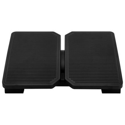 Подставка для ног BRABIX Ultra 4 43х32 см, регулировка угла наклона, 2 платформы, 533039