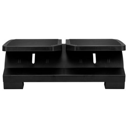 Подставка для ног BRABIX Ultra 4 43х32 см, регулировка угла наклона, 2 платформы, 533039