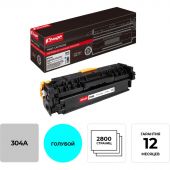 Картридж лазерный Комус 304A CC531A гол. для HP LaserJet CP2025