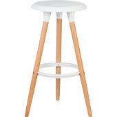 Табурет барный LO_DOBRIN ROYCE LMZL-PP652_LB-MTR_P-W-02 свет.бук/белый
