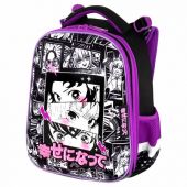 Ранец BRAUBERG PREMIUM, 2 отделения, с брелоком, "Anime movie", 38х29х16 см, 272018 Ранец BRAUBERG PREMIUM, 2 отделения, с брелоком, "Anime movie", 38х29х16 см, 272018