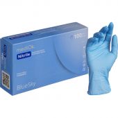 Перчатки mediOk нитрил.,голубой Blue Sky 4г., (M) 50пар/уп Перчатки mediOk нитрил.,голубой Blue Sky 4г., (M) 50пар/уп