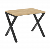 Loft Стол рабочий VR.L-SRX-1.7 Тиквуд светлый/Чёрный металл 980*720*750 Loft Стол рабочий VR.L-SRX-1.7 Тиквуд светлый/Чёрный металл 980*720*750