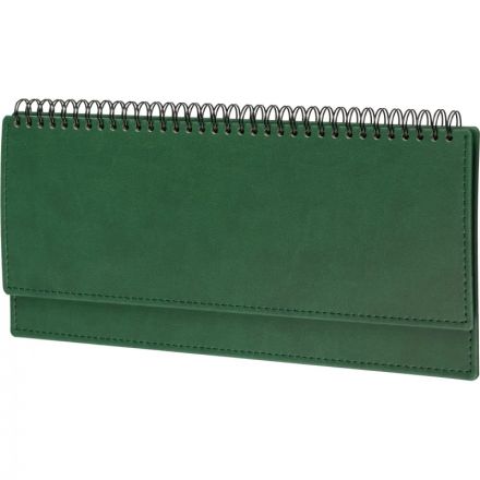 Планинг датированный 2026, зеленый 303х150 мм, 120 стр,АТТАСНЕ Вива