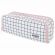 Пенал-органайзер BRAUBERG, 2 откидные планки, полиэстер, 23x9х7 см, "Checkered white", 272315
