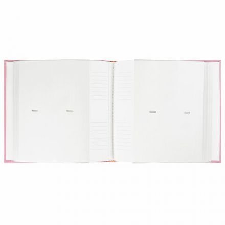 Фотоальбом BRAUBERG "Cute Baby" на 200 фото 10х15 см, под кожу, бумажные страницы, бокс, розовый, 391141