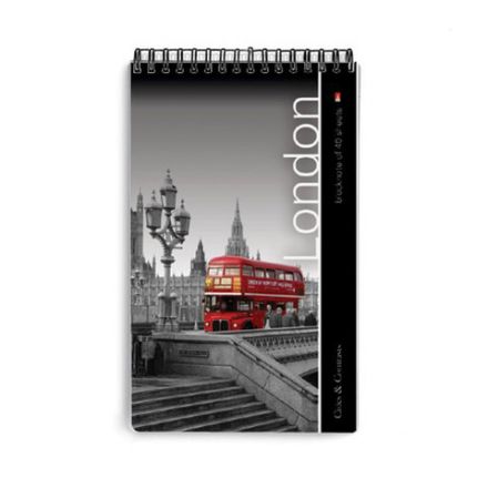 Блокнот А5, 40 л., гребень, ламинированный картон, клетка, Альт, "Города", (5 видов), 3-40-463 Блокнот А5, 40 л., гребень, ламинированный картон, клетка, Альт, "Города", (5 видов), 3-40-463