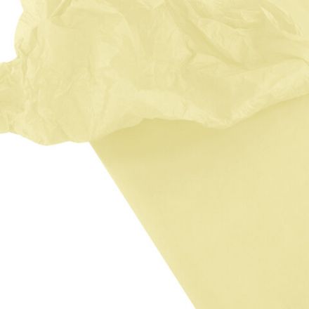 Цветная бумага ТИШЬЮ 17 г/м2, 50 см х 60 м, в рулоне со втулкой, лимонная, ЗОЛОТАЯ СКАЗКА, 116504