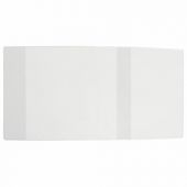 Обложка ПВХ для учебников МАЛОГО ФОРМАТА, СУПЕРПЛОТНАЯ, 180 мкм, 233х450 мм, универсальная, прозрачная, ЮНЛАНДИЯ, 229326