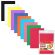 Пористая резина/фоамиран А4, 2 мм, НАБОР, 10 листов, 10 цветов, яркие цвета, самоклеящаяся, ОСТРОВ СОКРОВИЩ, 665099