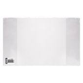 Обложка ПВХ со штрихкодом для тетрадей и дневников, ПЛОТНАЯ, 120 мкм, 213х355 мм, прозрачная, ПИФАГОР, 224837