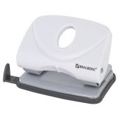 Дырокол BRAUBERG "Original", до 20 листов, белый, 227787 Дырокол BRAUBERG "Original", до 20 листов, белый, 227787