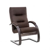 Кресло Leset Монэ, Венге текстура, Malmo 28, Ткань Рогожка